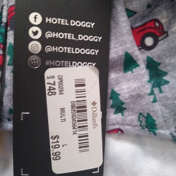 NWT Dog Sweater/jammies Flannel Large - Picture 2 of 7